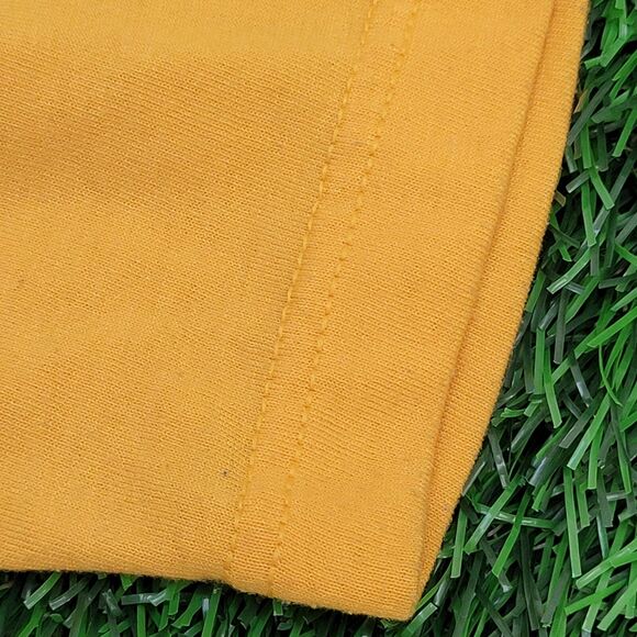 USN US Navy Shirt S/M 19x25 Yellow Spellout - Picture 9 of 13